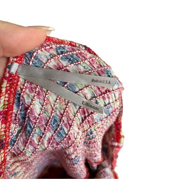 Ellison Halter Smock Maxi Dress I Size: L - Picture 9 of 10